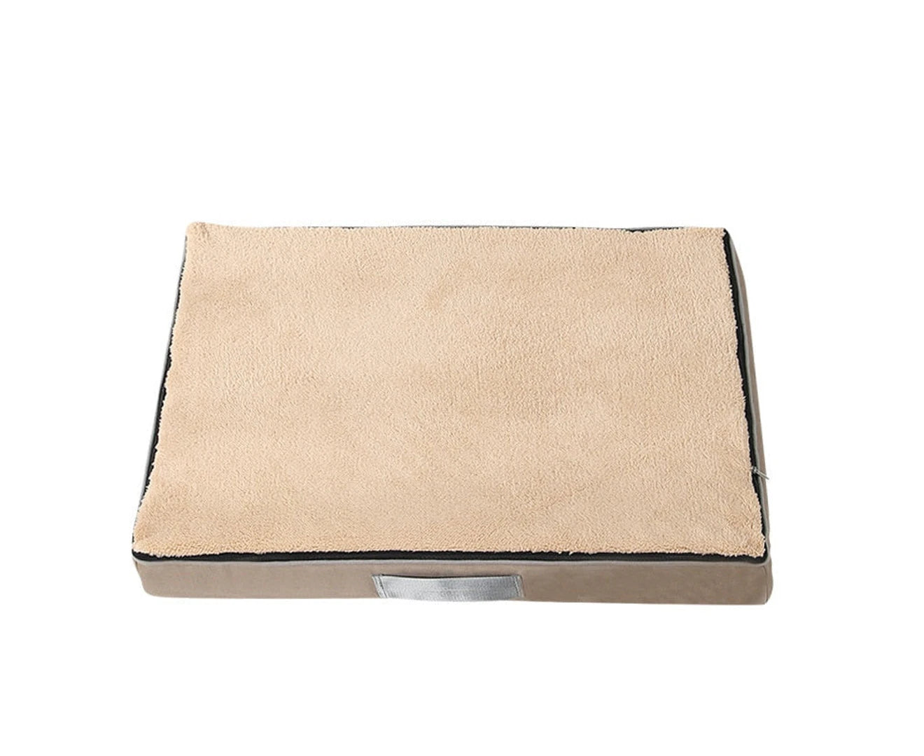 Luxury Memory Foam Dog Bed - Brown