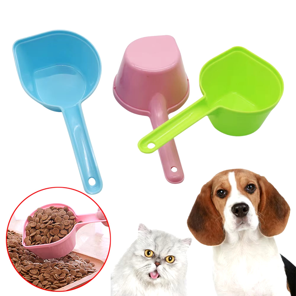 1 Pcs High Quality Pet Feeding Shovel Plastic Cat Food Dog Food Pet Supplies Feeding Spoon Dog Food Shovel