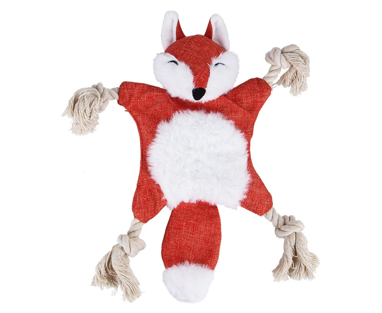 Cute Fox Racoon Squirrel Dog Toys