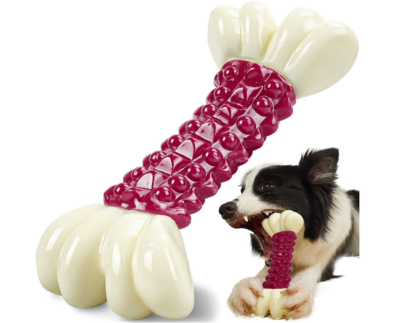 Ultra Tough Bacon Flavor Dog Toys - Red