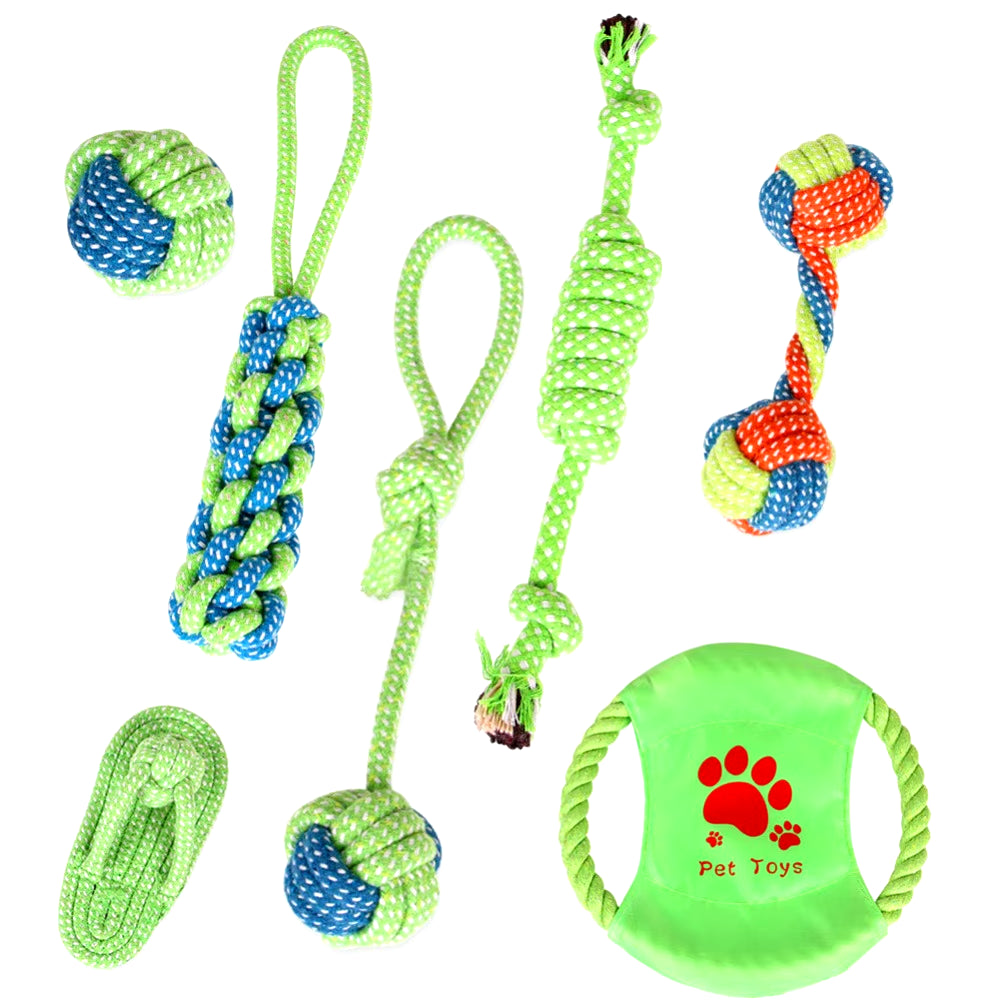 1Pc Ball Knot Ropes Pet Dog Toys Chew Cat Toy Safe Toys for Pet Trainning Products Dog Accessories