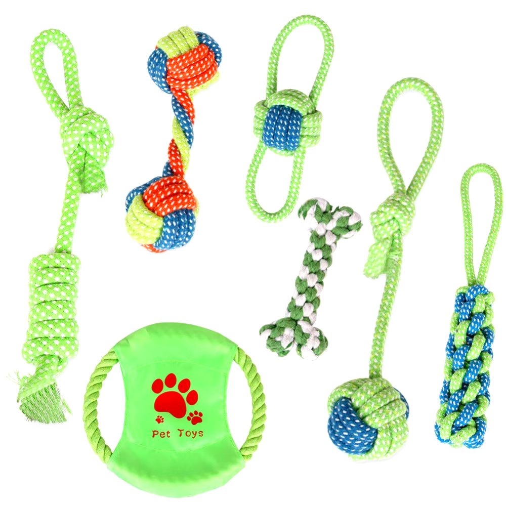 1Pc Ball Knot Ropes Pet Dog Toys Chew Cat Toy Safe Toys for Pet Trainning Products Dog Accessories