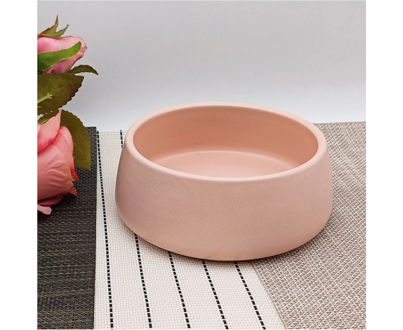 Ceramic Dog Bowl Pet Dog Food Bowl Closing Bowl Dog Food Utensils Drinking Bowl