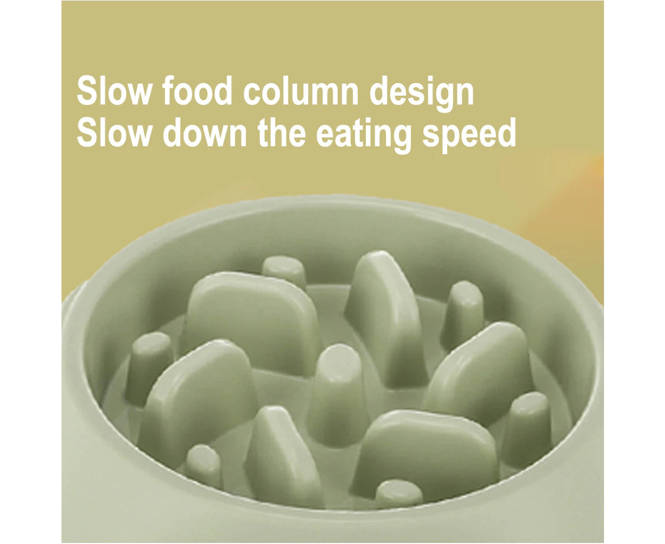 Pet Bowl Slow Food Bowl Feeder anti Choking Slow Food Bowl Color Practical Dog Bowl