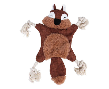 Cute Fox Racoon Squirrel Dog Toys