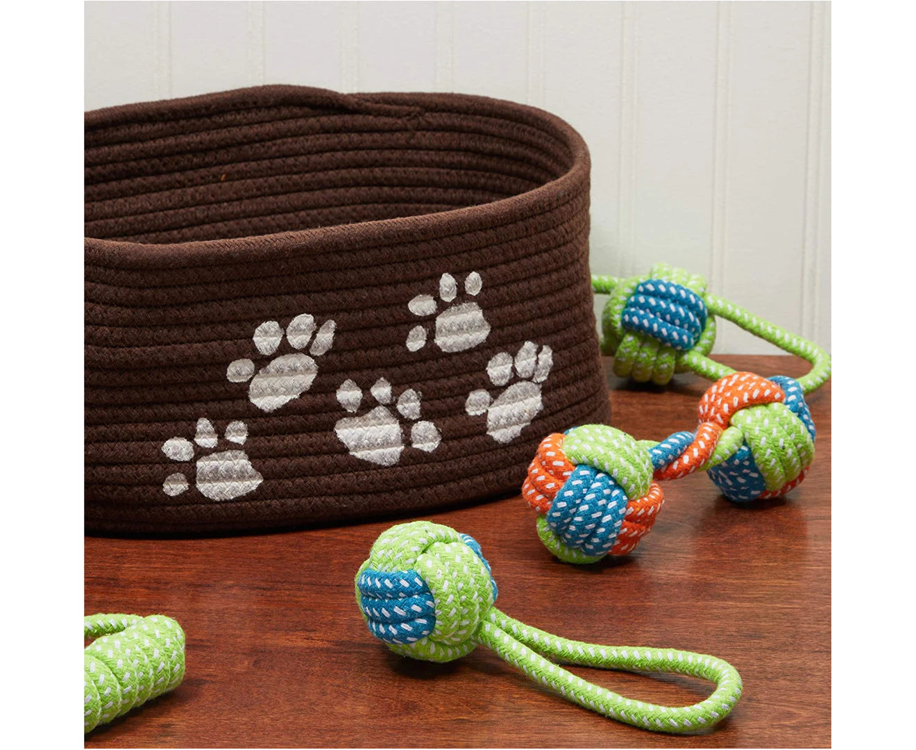 Dog Rope Toys for Large Pets, Fetch and Chew Toys, 6 Designs (6 Pack)