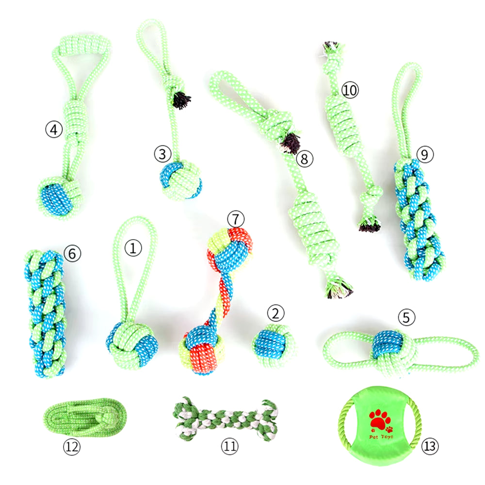 1Pc Ball Knot Ropes Pet Dog Toys Chew Cat Toy Safe Toys for Pet Trainning Products Dog Accessories